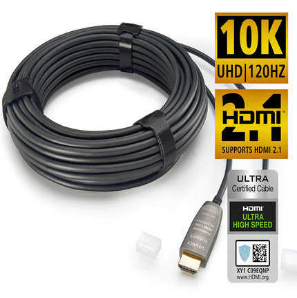 PROFI HDMI 2.1 LWL KABEL 4K-8k bis 120Hz 10 Meter