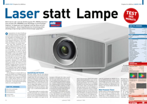 Sony VPL-XW5000ES 4K Laserbeamer mt Farbkalibrierung 5 Jahre Garantie